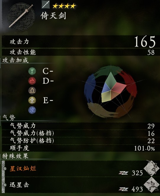 卧龙苍天陨落全武器数值介绍