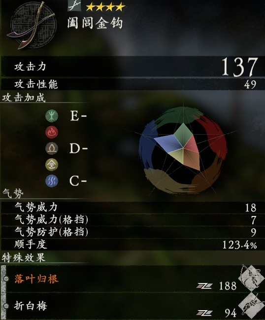 卧龙苍天陨落全武器数值介绍