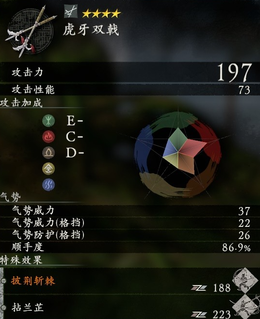 卧龙苍天陨落全武器数值介绍
