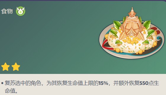 原神悉心一作食谱怎么获得