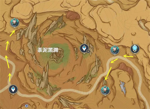 原神丘丘游侠分布位置图