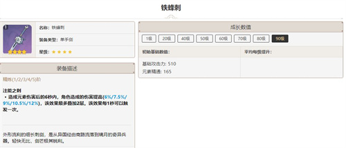 原神妮露四星武器推荐