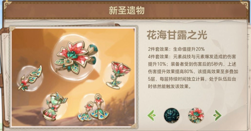原神妮露带花海甘露之光怎么样