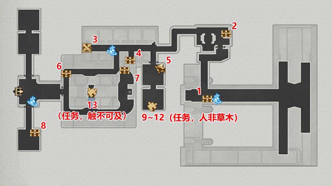 崩坏星穹铁道空间站黑塔战利品全收集攻略