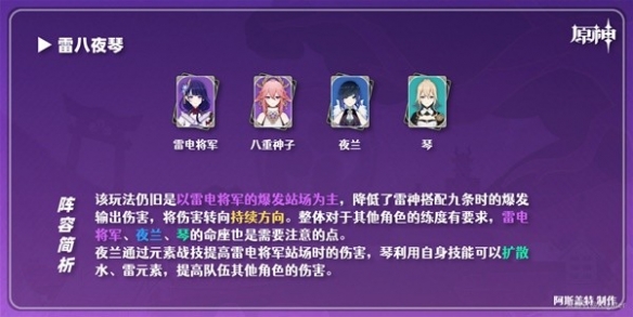 原神3.7八重神子怎么配队