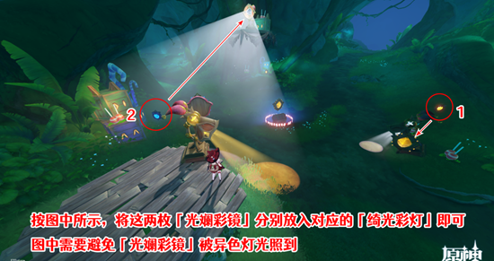 原神隐众游园绮光彩灯位置大全