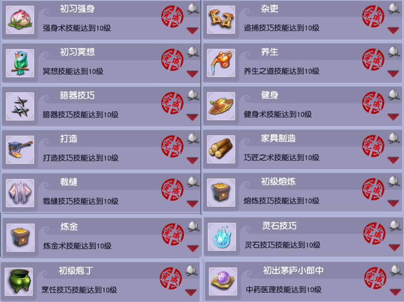 梦幻西游我的成长成就攻略