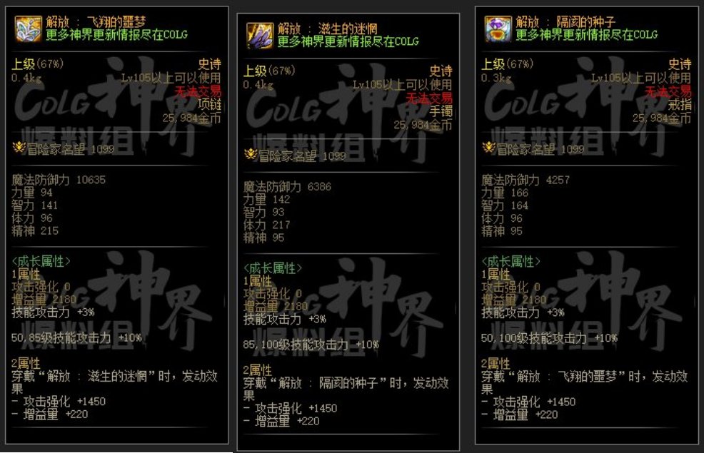 DNF解放首饰套好用吗