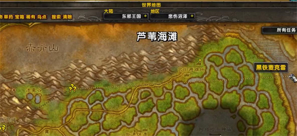 魔兽世界乌龟服悲伤沼泽在哪