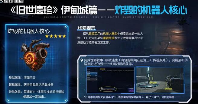 星球重启伊甸城旧世遗珍全收集攻略