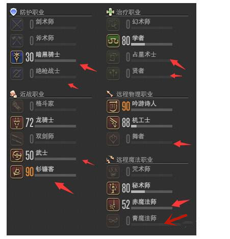 ff14哪个职业没有基础职业