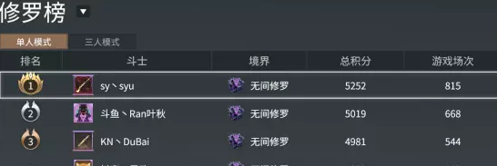 永劫无间天选之人是什么模式