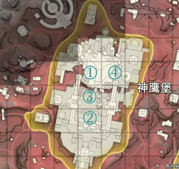 永劫无间神鹰堡物资搜刮路线介绍