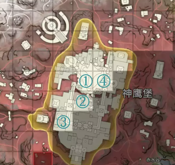 永劫无间神鹰堡物资搜刮路线介绍