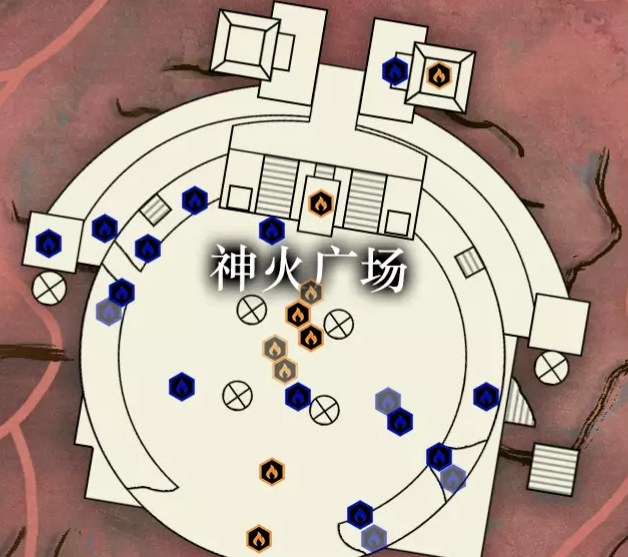 永劫无间神火广场金绿堆详细位置