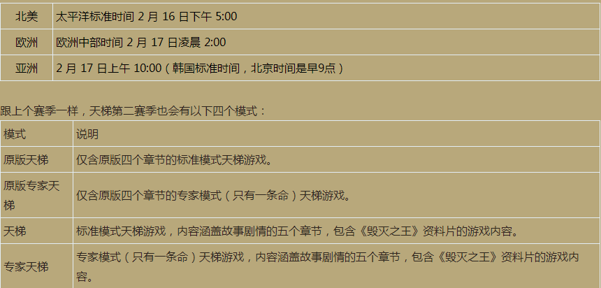 暗黑2重置版第三赛季什么时候上线