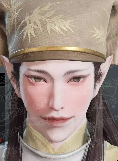 永劫无间无尘狐狸书生捏脸二维码介绍