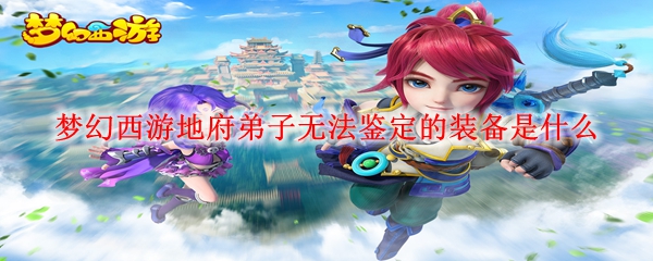 梦幻西游地府弟子无法鉴定的装备是什么