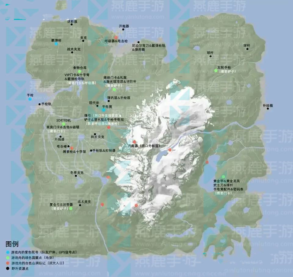 森林潜水服地图位置图片