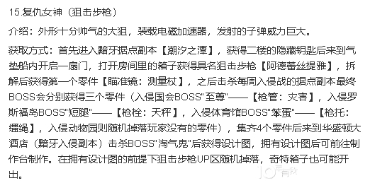 全境封锁2复仇女神怎么获得