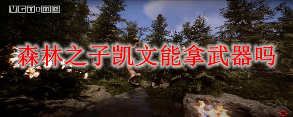 森林之子凯文能拿武器吗