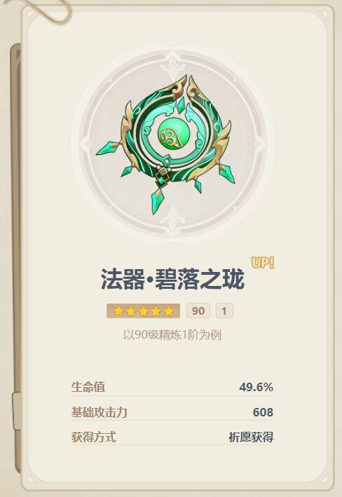 原神碧落之珑属性是什么