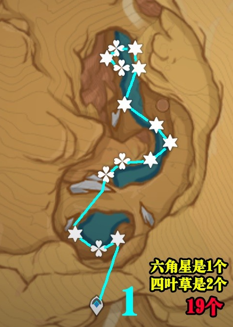 原神悼灵花地面采集路线推荐