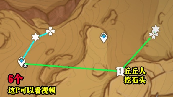 原神悼灵花地面采集路线推荐