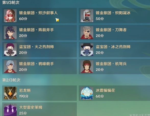 原神合剂演进第二阶段挑战心得