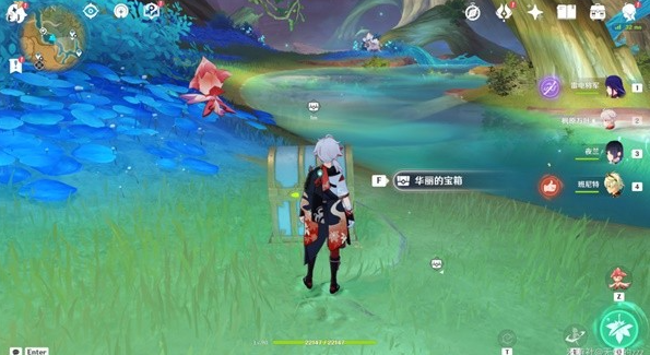 原神甘露花海宝箱解谜教程
