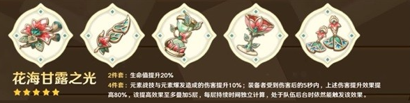原神妮露装备搭配推荐