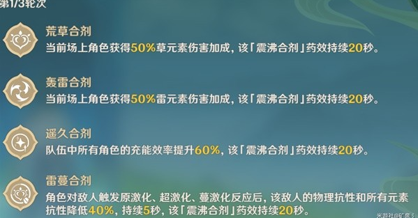 原神3.6合剂演进全关卡满奖励通关攻略