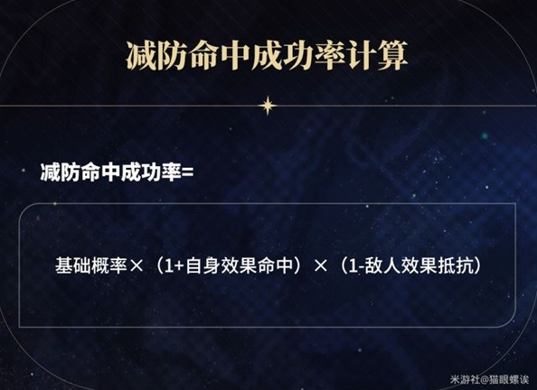 崩坏星穹铁道减防效果解析