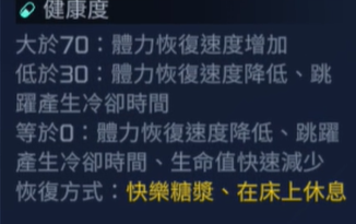 星球重启健康状态怎么恢复