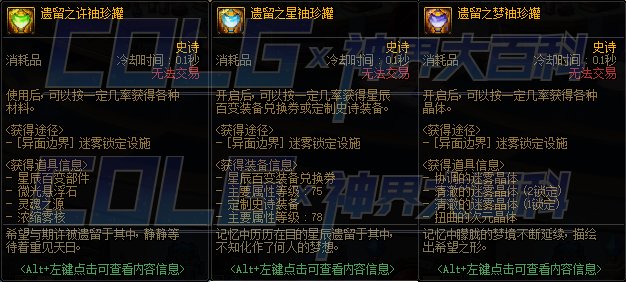 DNF异面边界同调率奖励一览