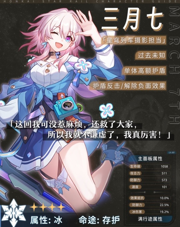 崩坏星穹铁道2.0三月七出装与队伍搭配攻略