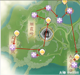 射雕风华金叶位置在哪