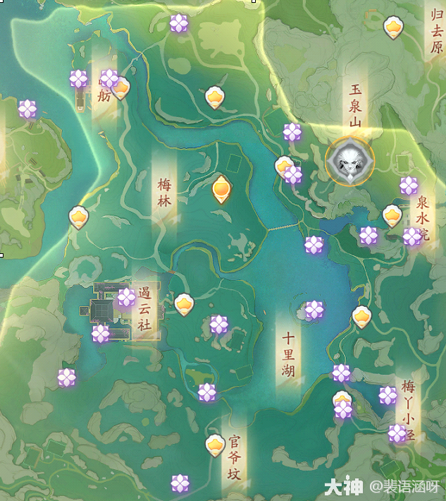射雕风华雀翎位置在哪