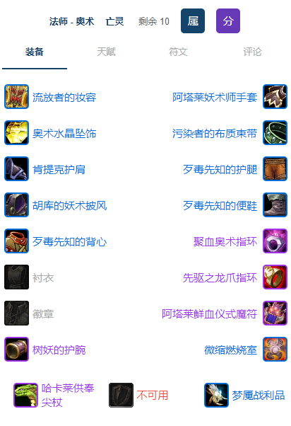 魔兽世界plusP3奥法团本前BIS装备推荐