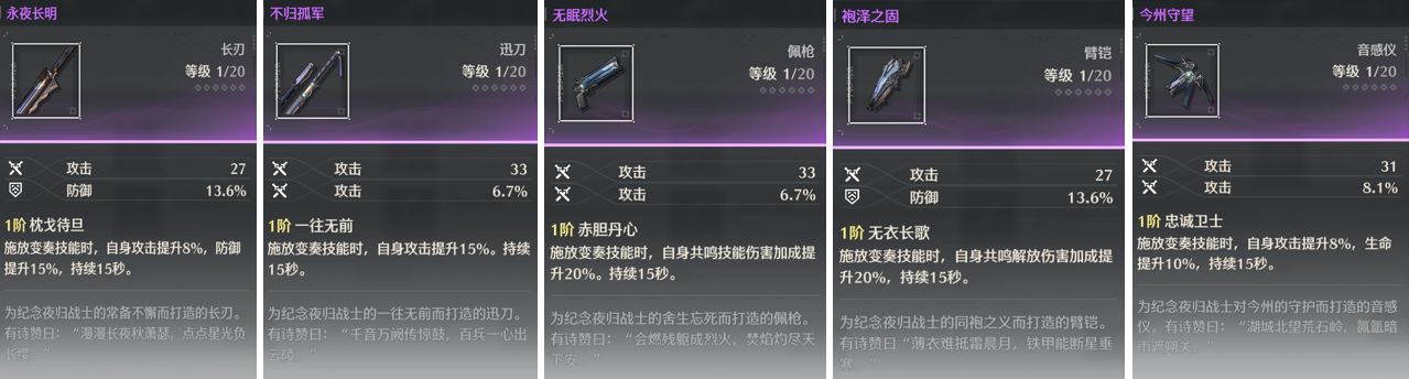 鸣潮自选四星武器推荐