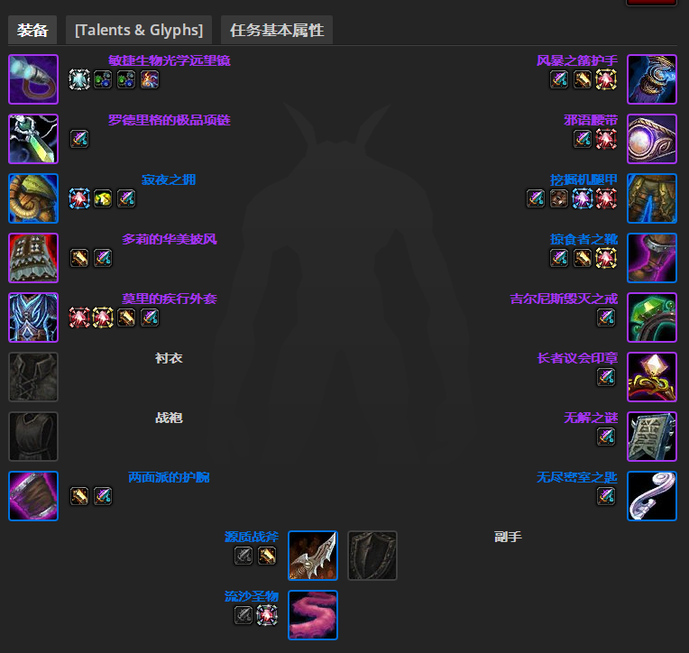 魔兽世界ctm怀旧服猫德团本前BIS装备推荐