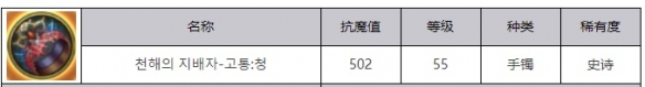 dnf手游深海之王痛苦青属性效果一览