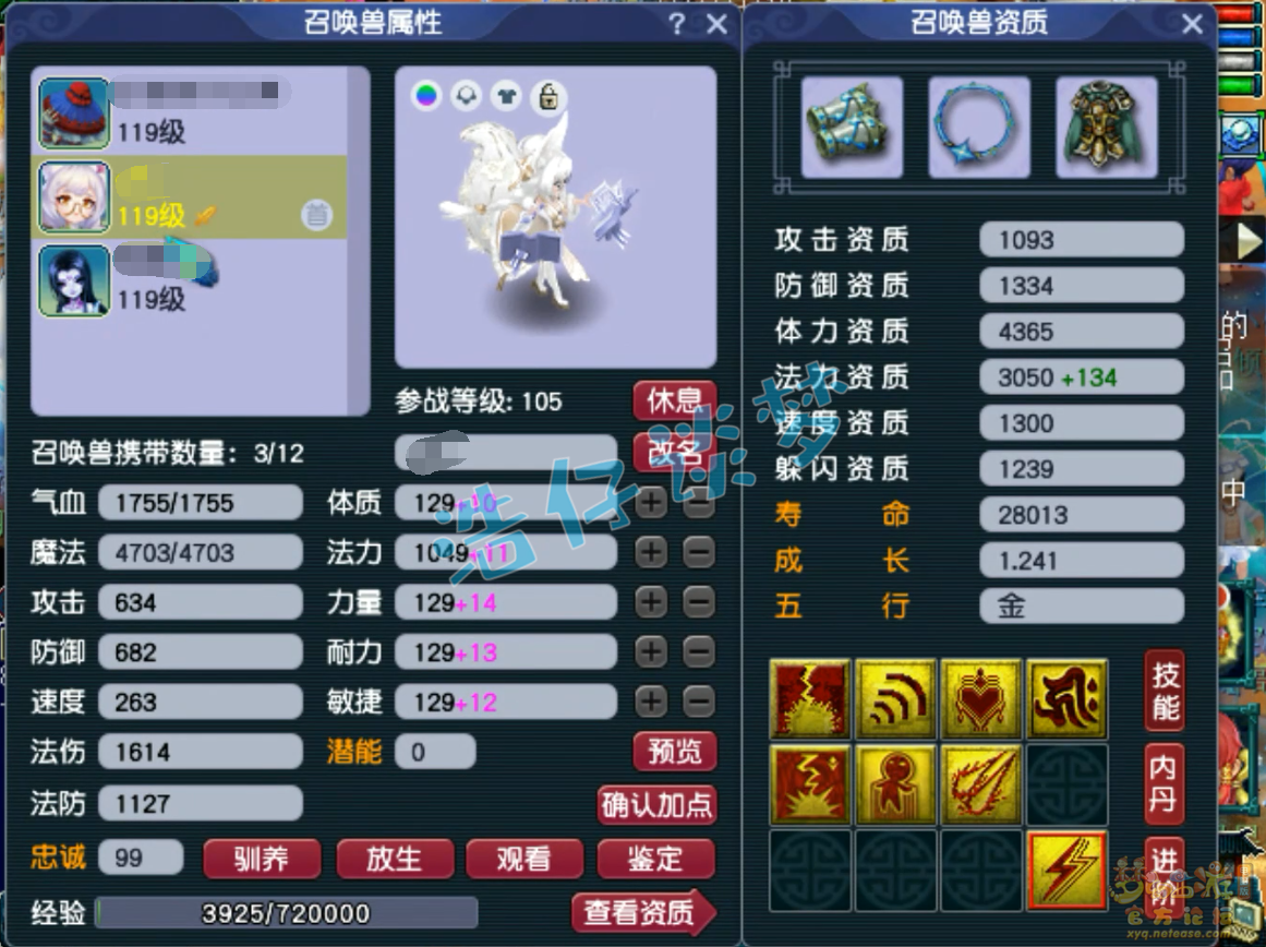 梦幻西游化生装备109级展示图
