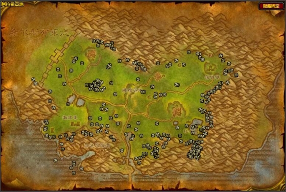 魔兽世界怀旧服阿拉希高地矿点分布图