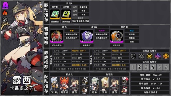 绝区零1.0全角色养成配队攻略