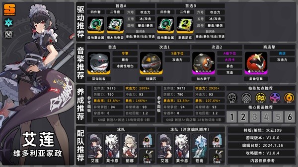 绝区零1.0全角色养成配队攻略