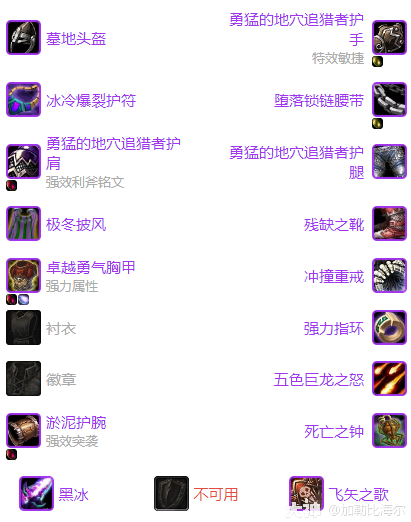 魔兽世界wlk射击猎归乡纹章兑换推荐