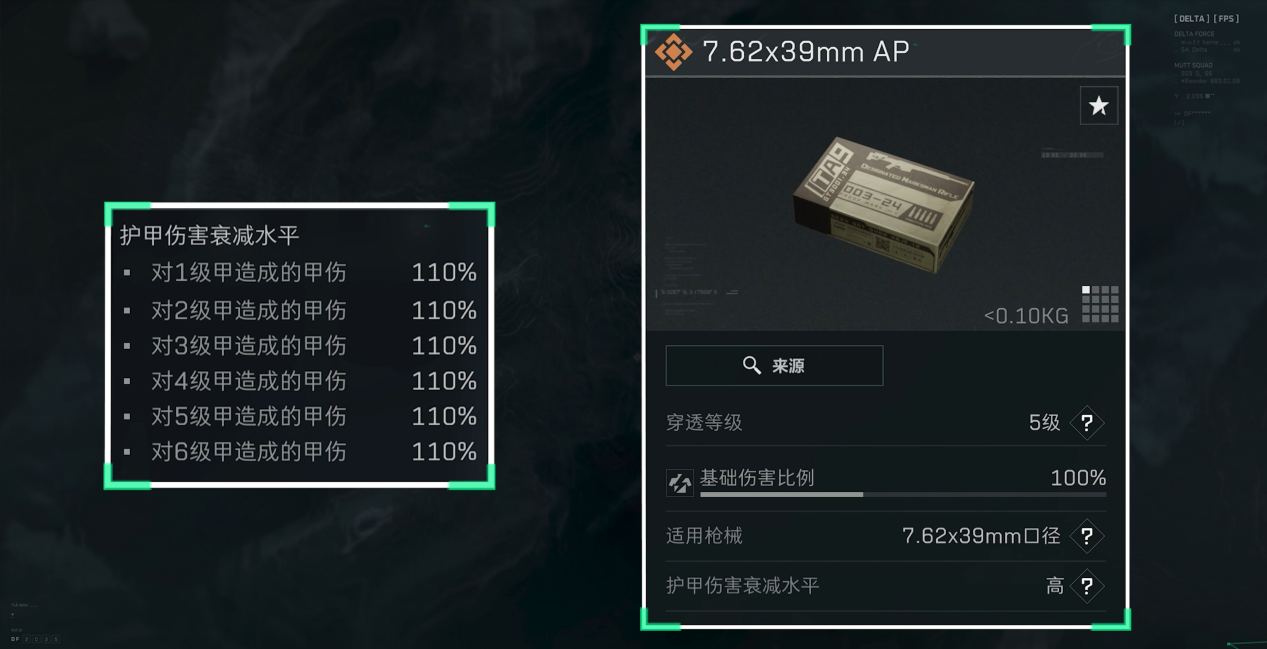 三角洲行动7.62x39是什么枪的子弹