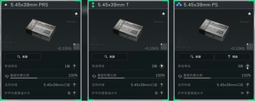 三角洲行动5.45x39是什么枪的子弹