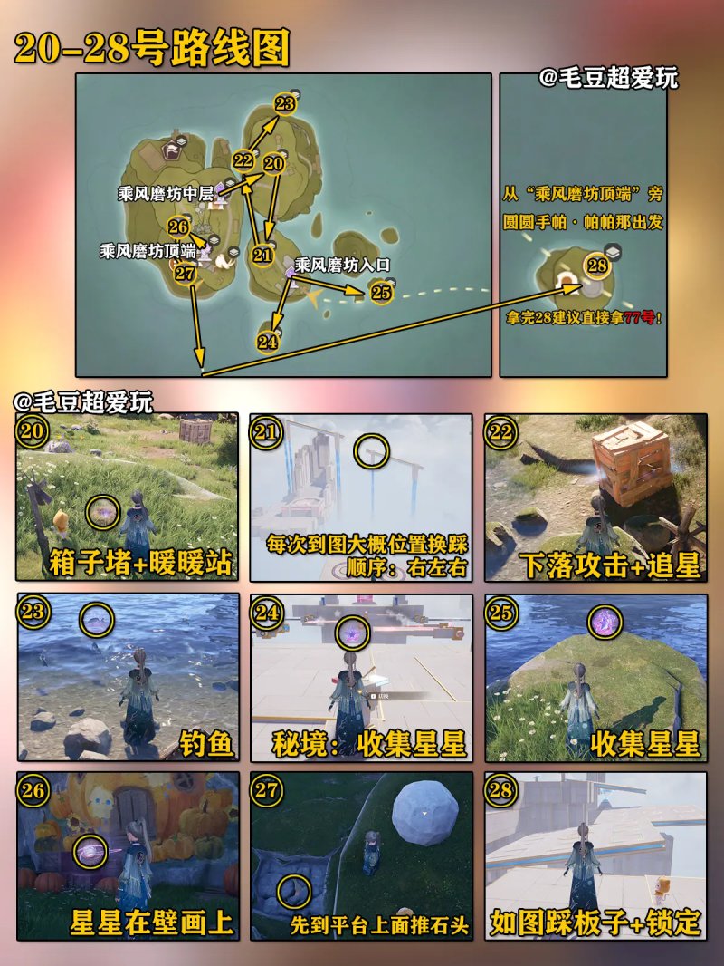无限暖暖石树田无人区奇想星全收集攻略